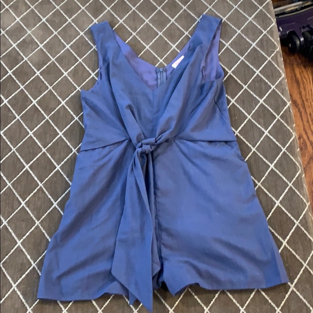 Pink lilly light navy romper.